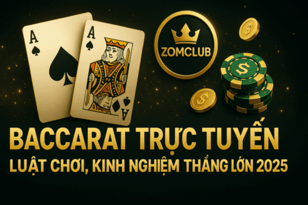 Baccarat Trực Tuyến ZomClub – Luật Chơi, Kinh Nghiệm Thắng Lớn 2025